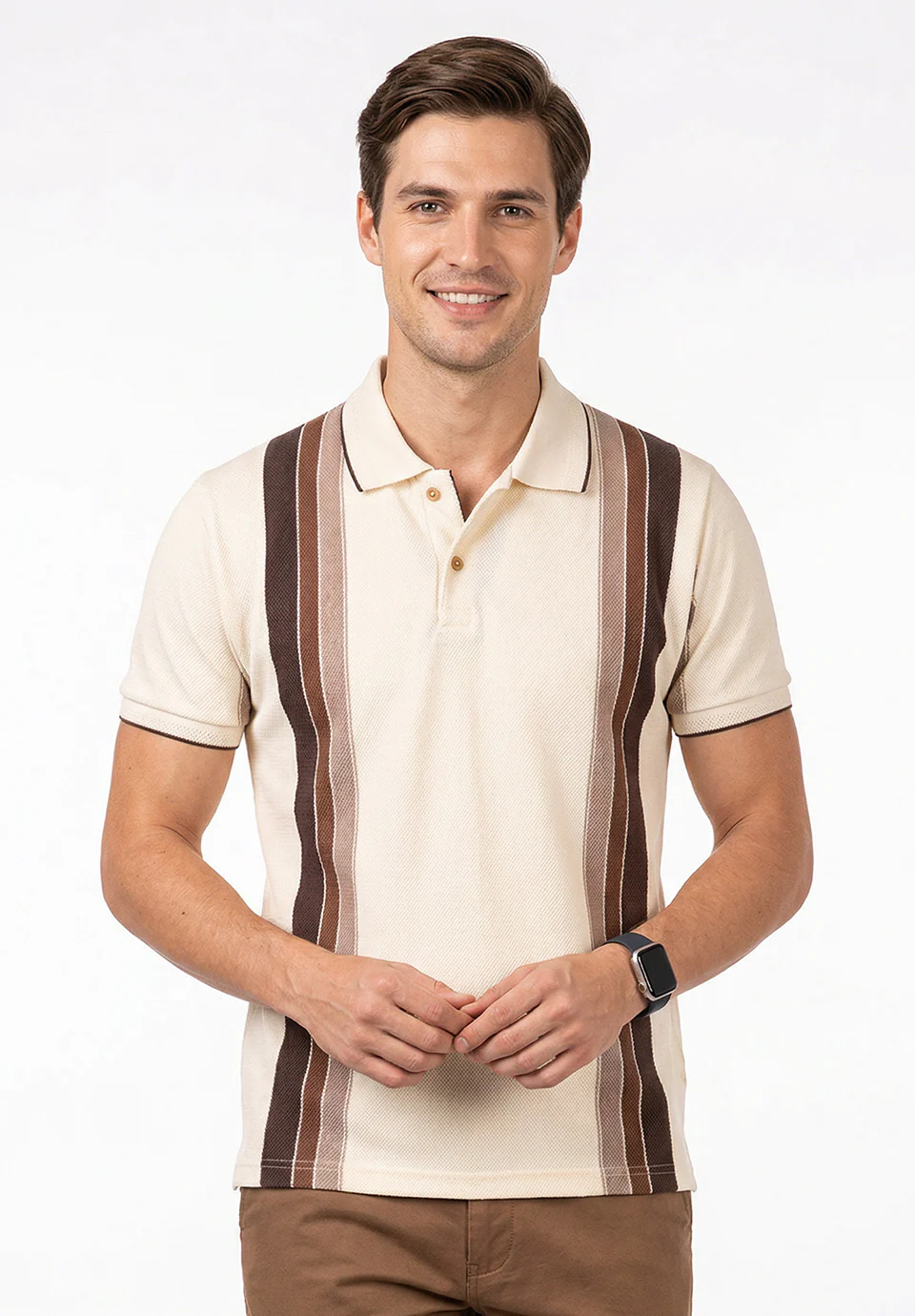 Beige Cotton T-Shirt
