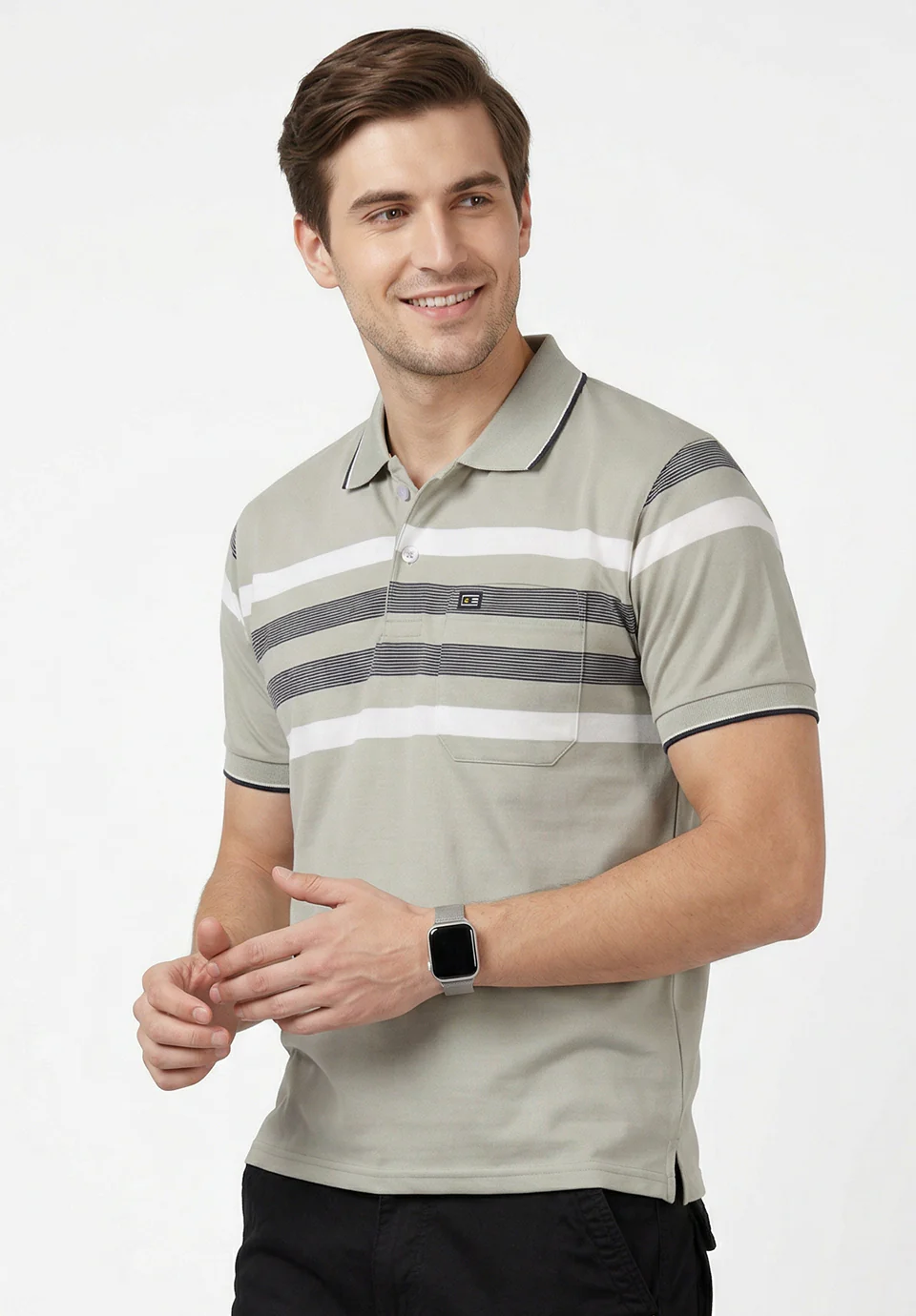 Beige Cotton T-Shirt
