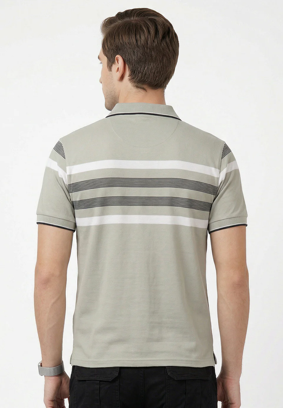 Beige Cotton T-Shirt - Image 5