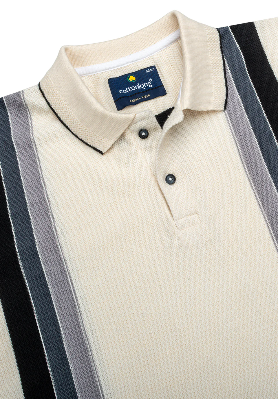 Beige Cotton T-Shirt - Image 2