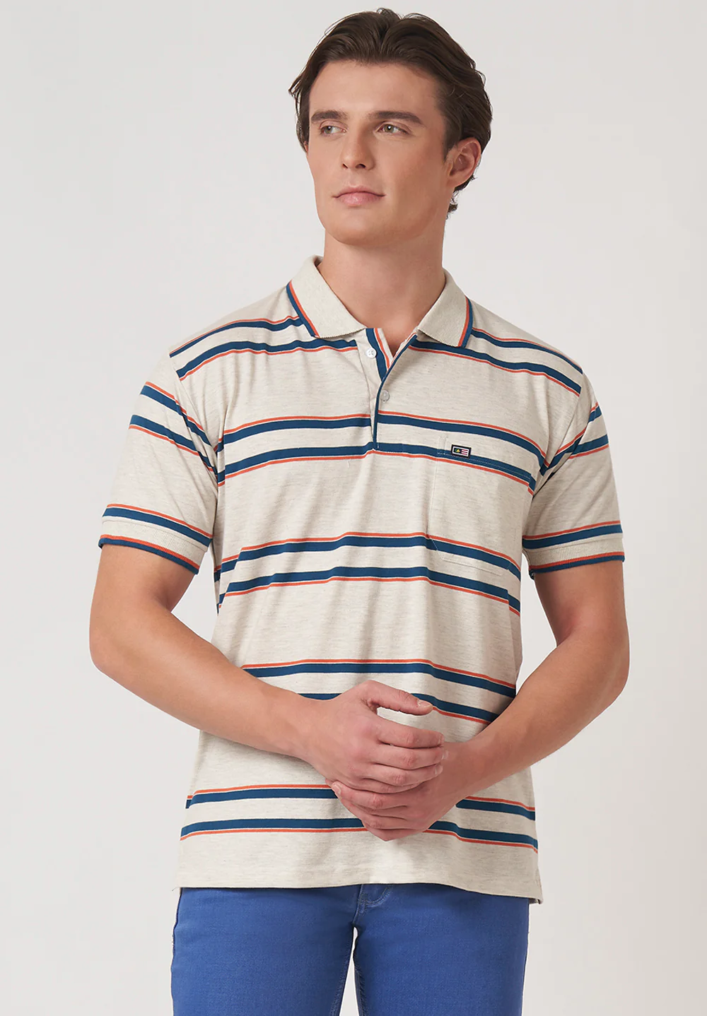 Beige Cotton T-Shirt