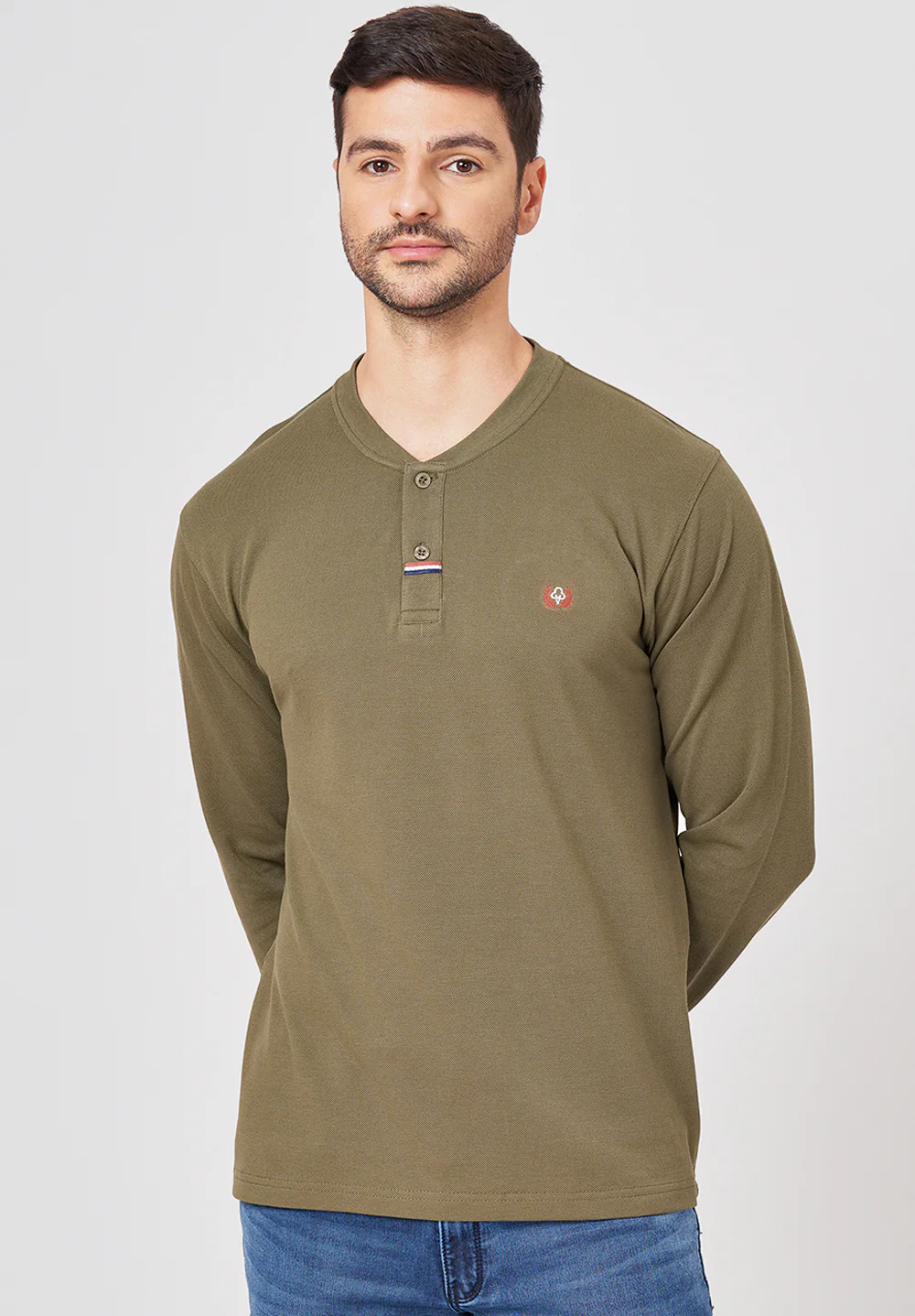 Beige Cotton T-Shirt - Image 4