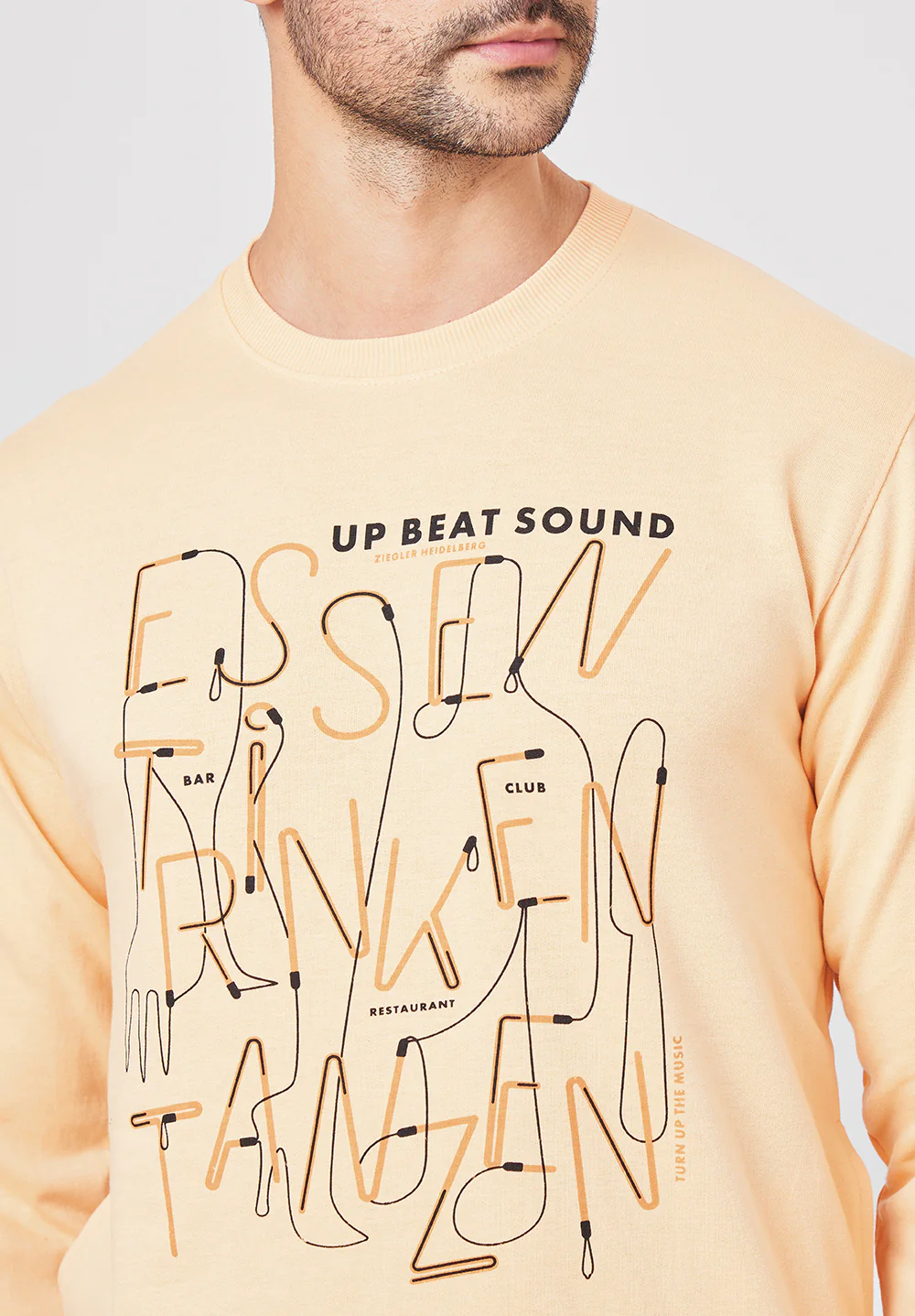 Beige Cotton T-Shirt - Image 3