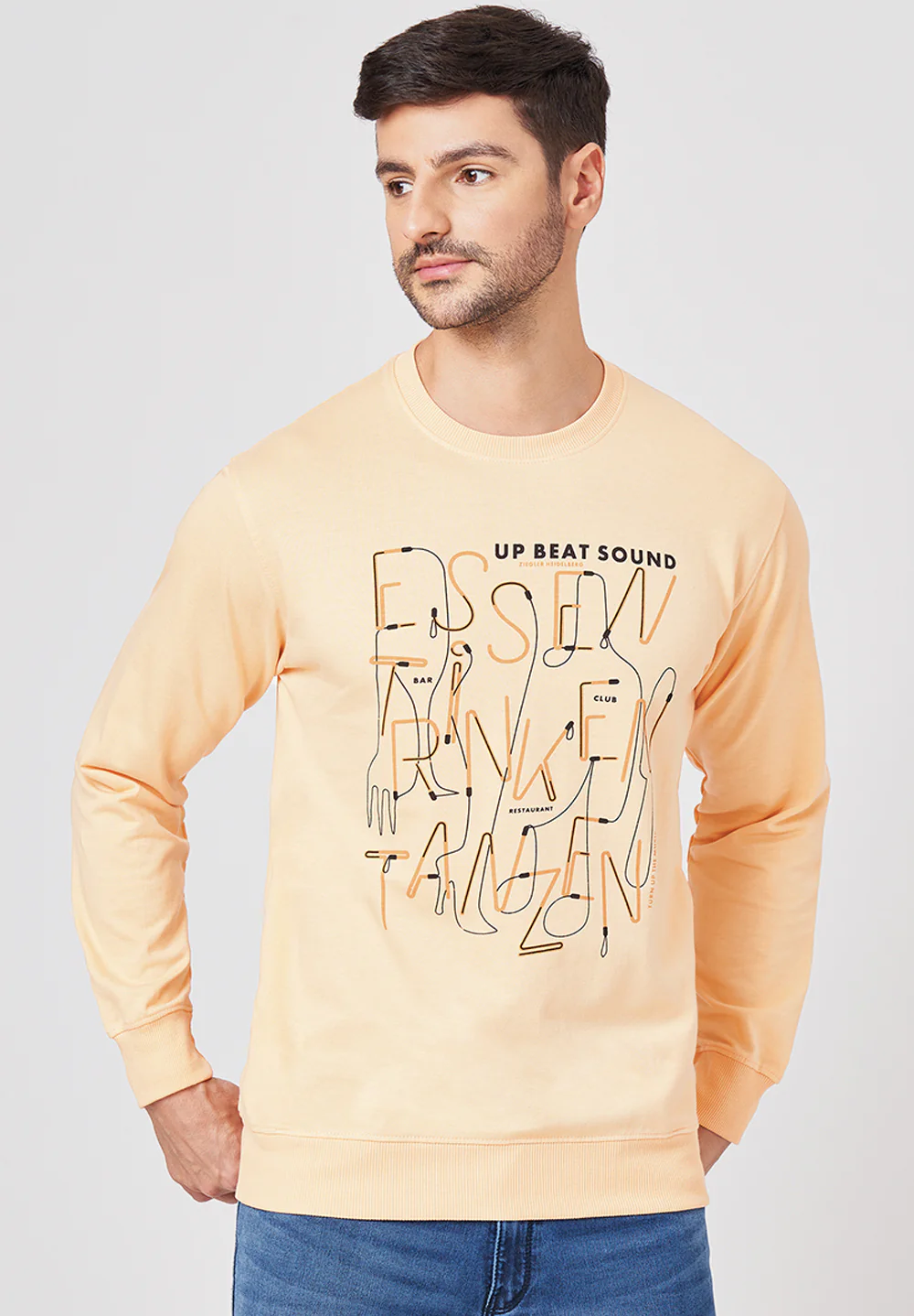 Beige Cotton T-Shirt - Image 4