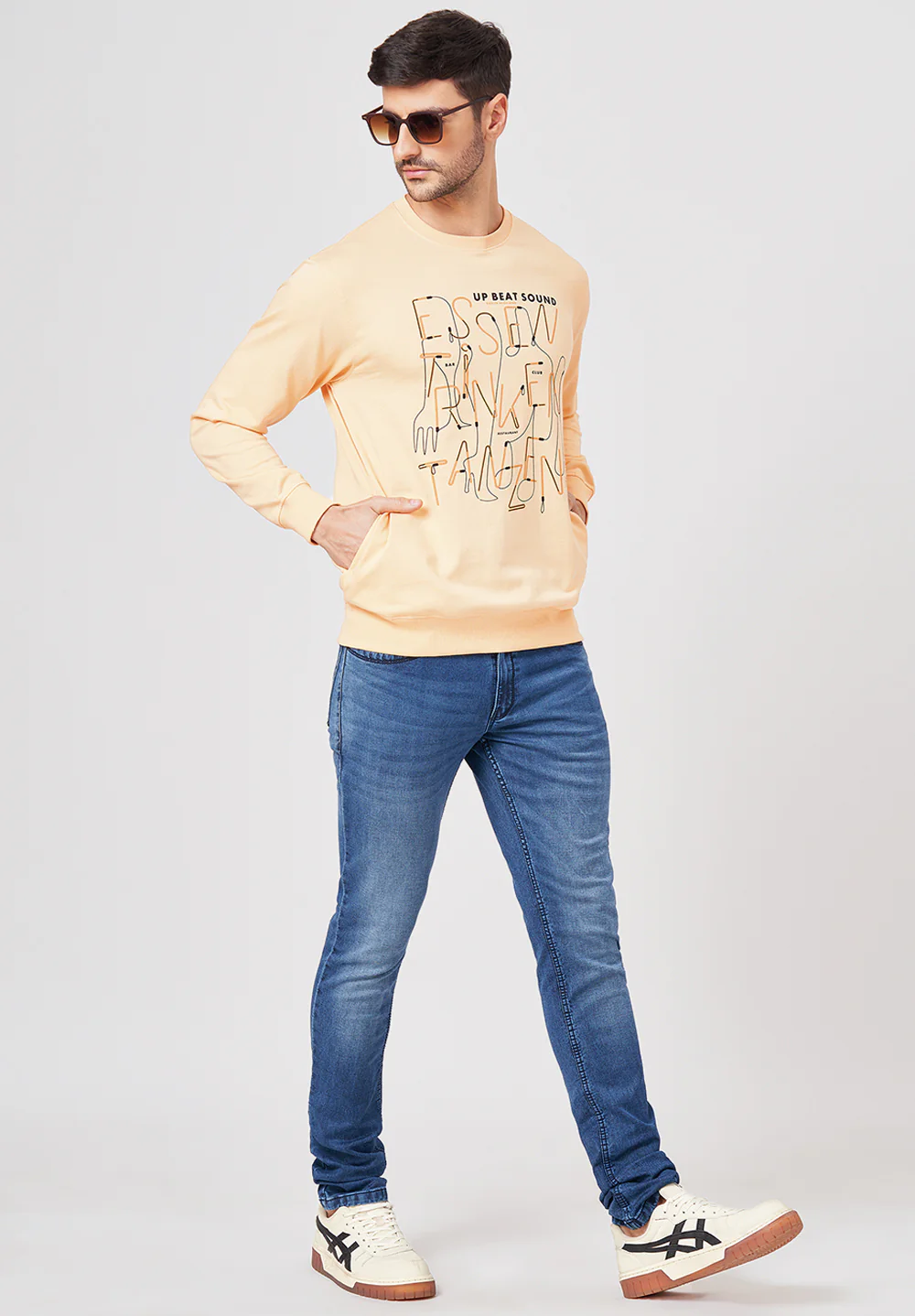 Beige Cotton T-Shirt - Image 5