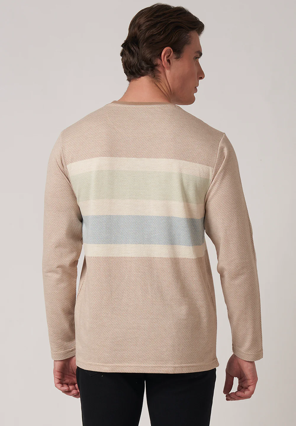 Beige Cotton T-Shirt - Image 2