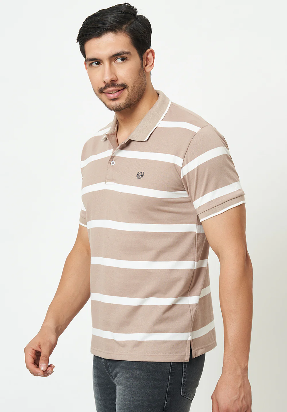 Beige Cotton T-Shirt - Image 4