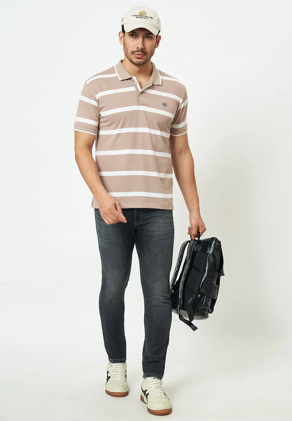 Beige Cotton T-Shirt - Image 5