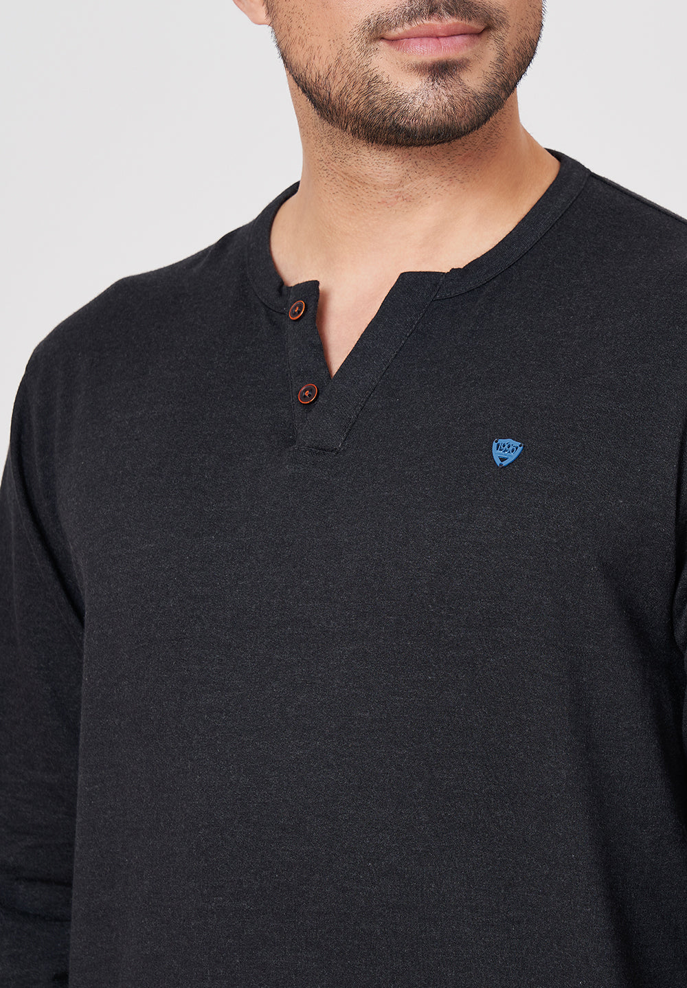 Black Cotton T-Shirt - Image 3