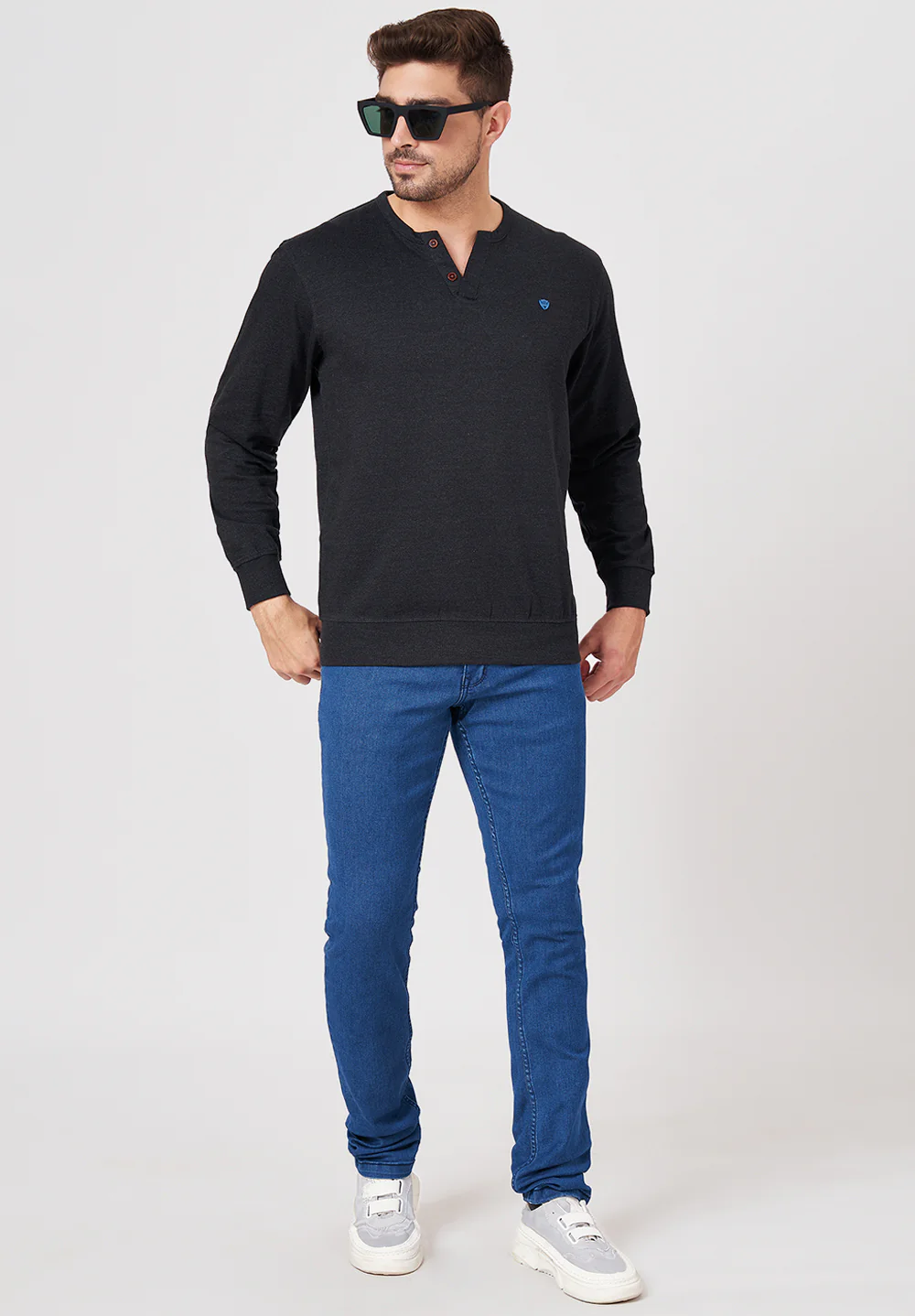 Black Cotton T-Shirt - Image 5