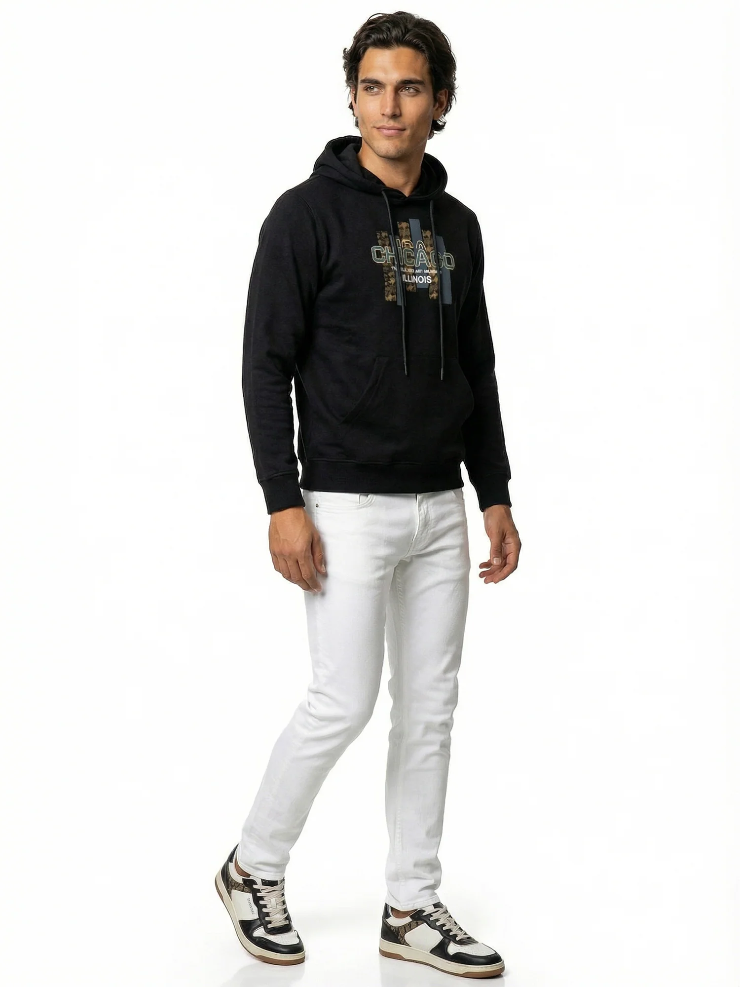 Black Full Sleeve Winter Hoodie