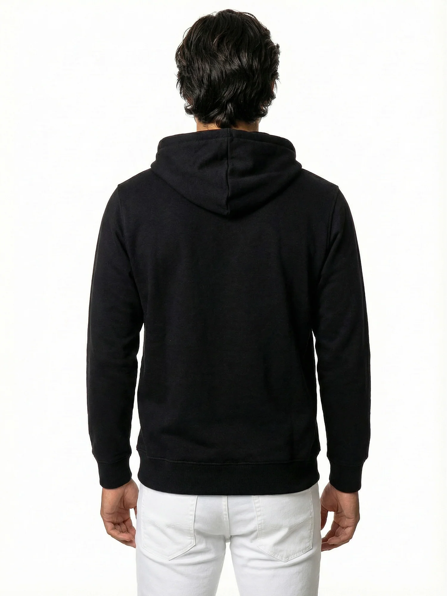 Black Full Sleeve Winter Hoodie - Image 2