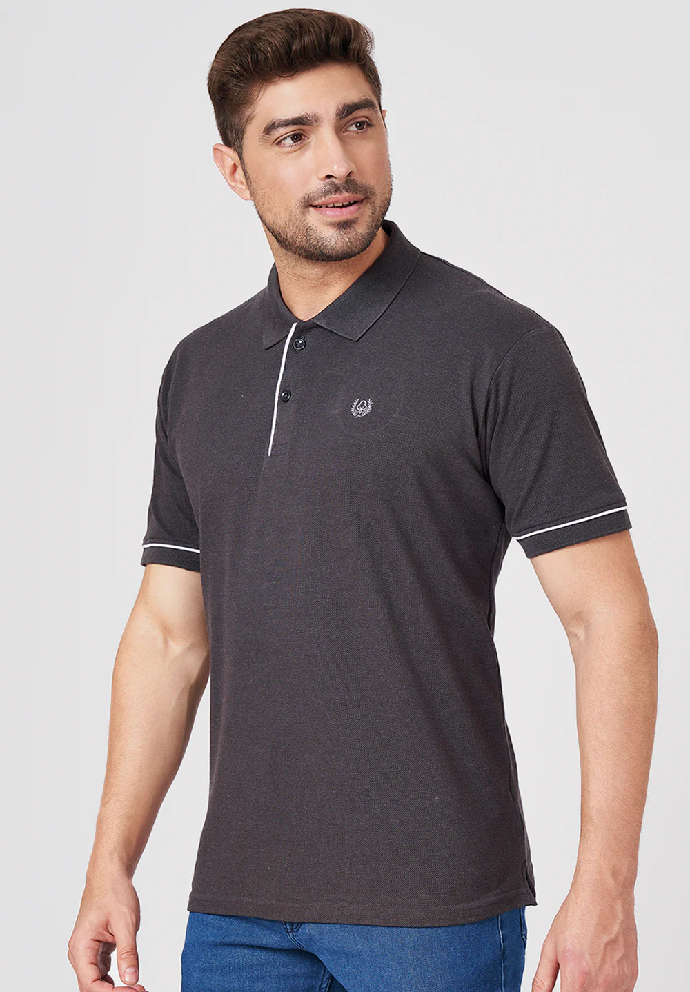 Black Cotton T-Shirt - Image 3