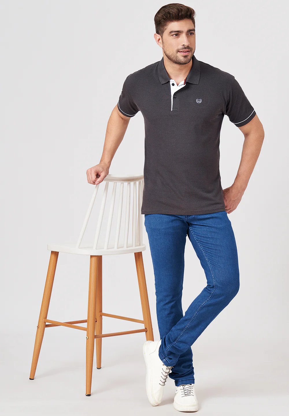 Black Cotton T-Shirt - Image 5
