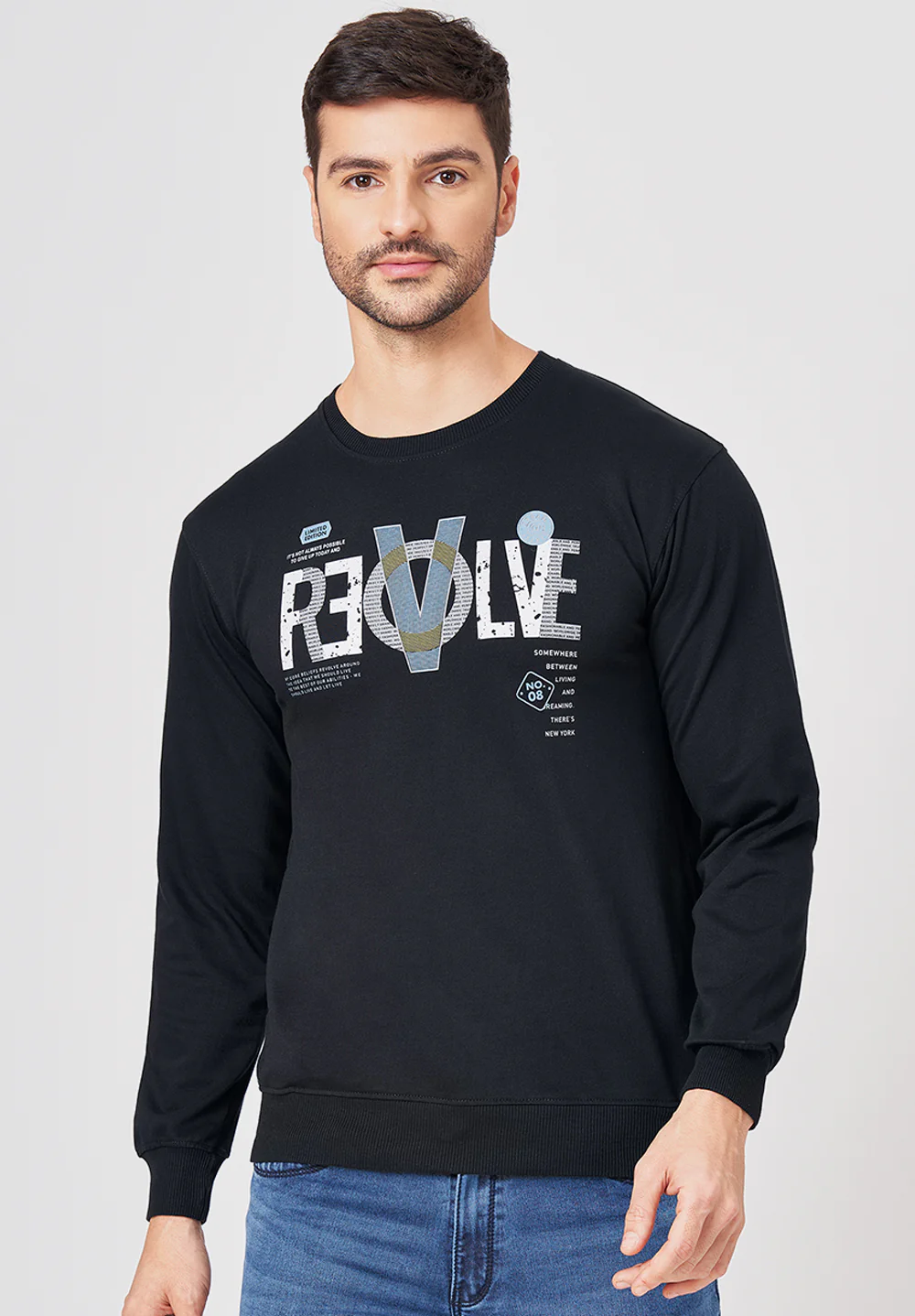 Black Cotton T-Shirt