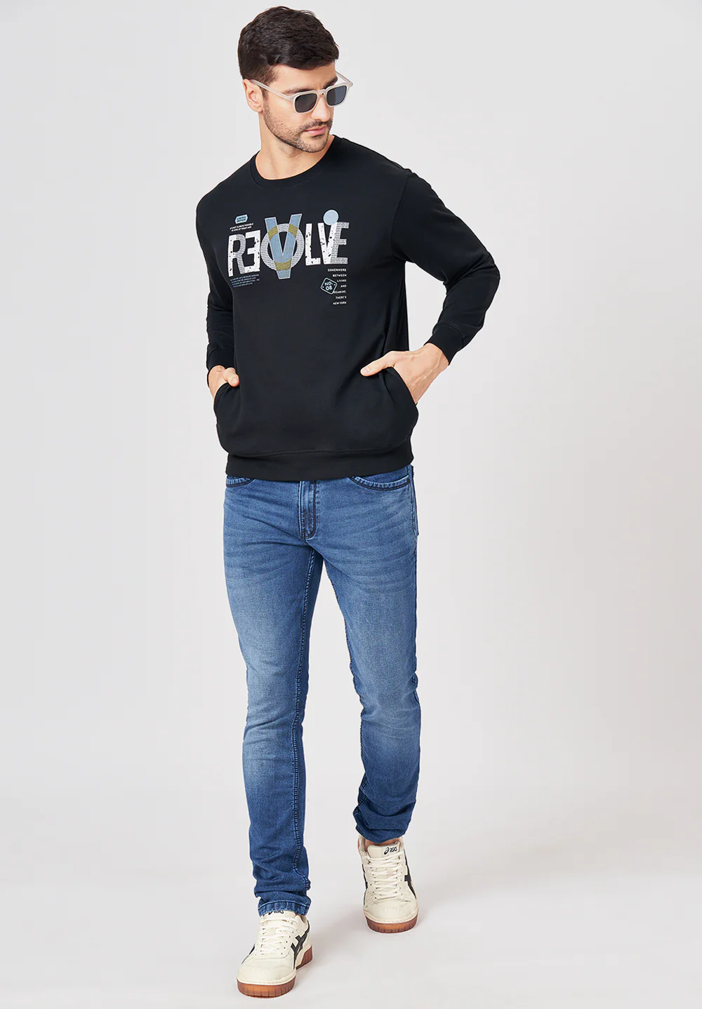 Black Cotton T-Shirt - Image 5