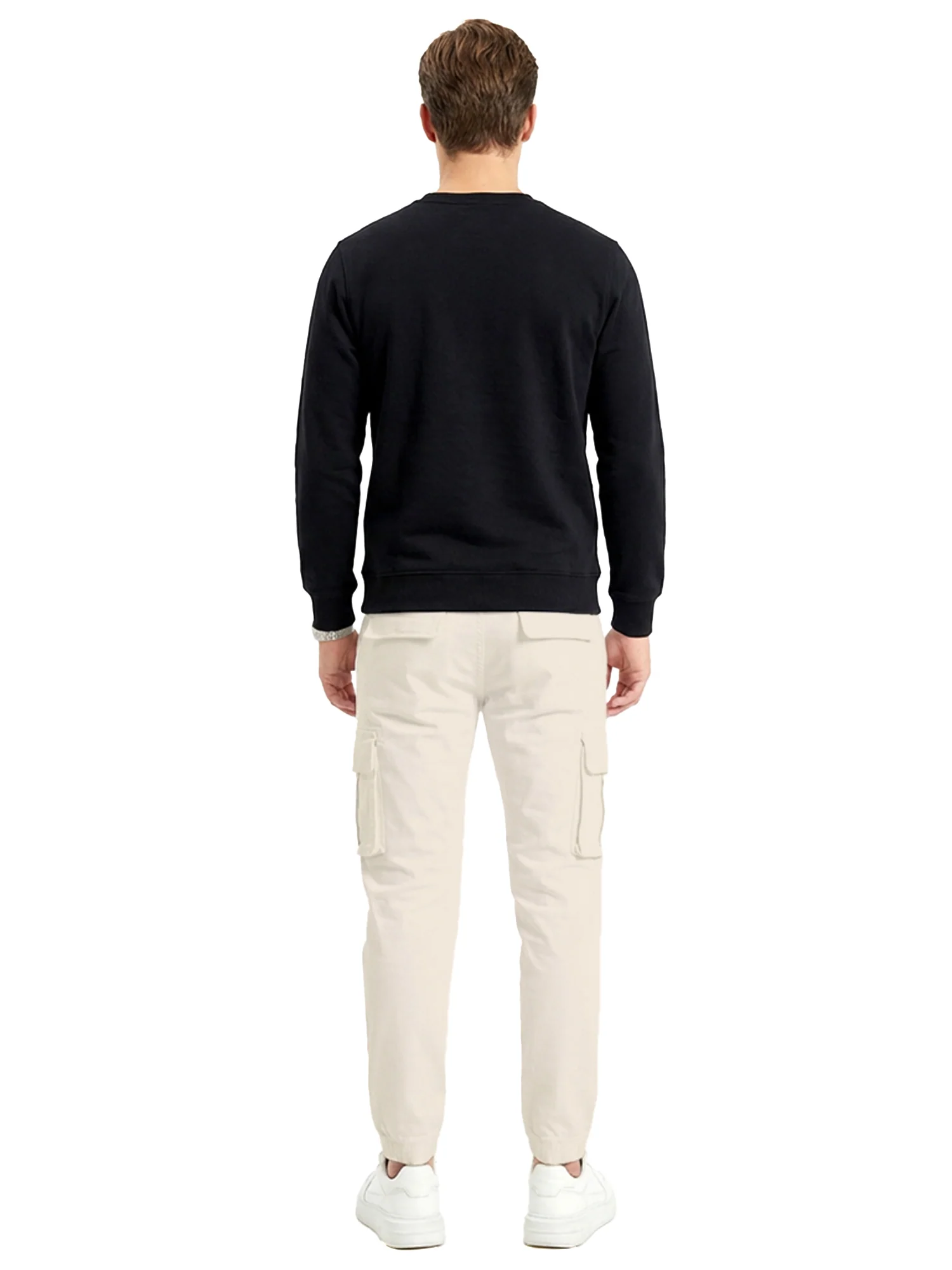 Black RoundNeck Sweatshirt - Image 2