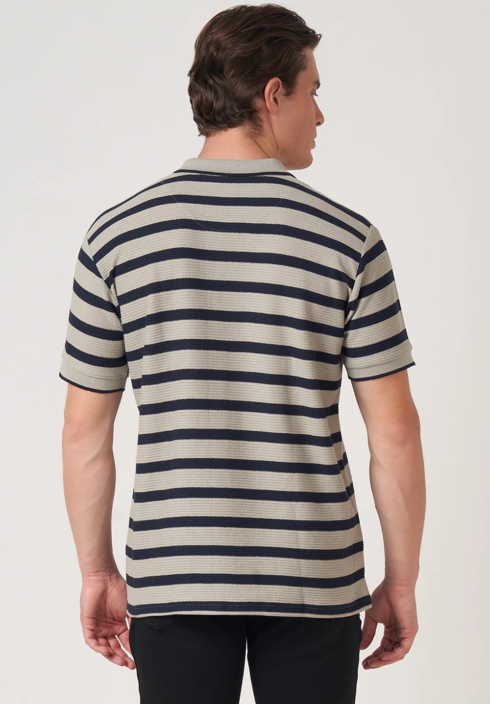 Black Cotton T-Shirt - Image 2
