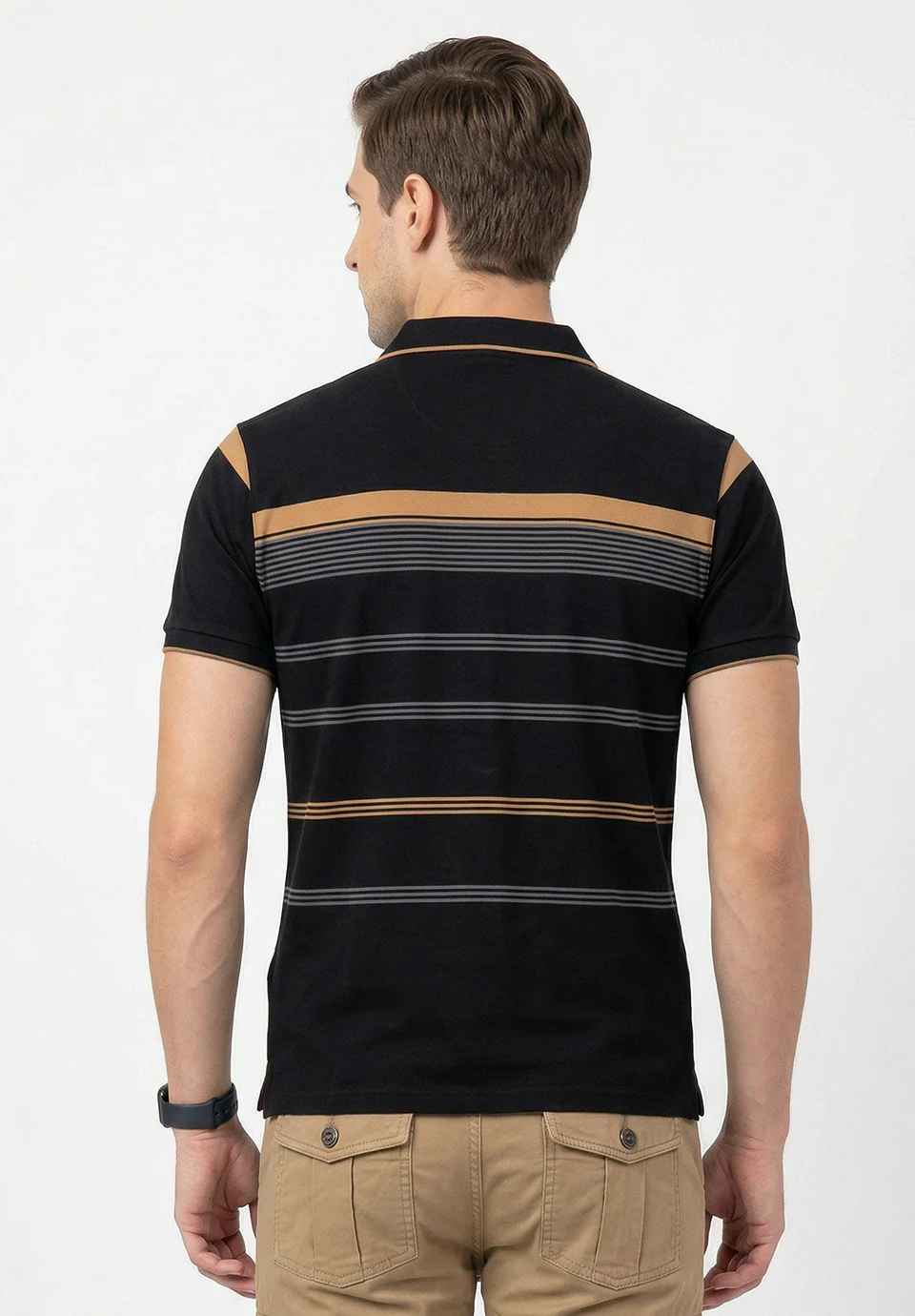 Black Cotton T-Shirt - Image 5