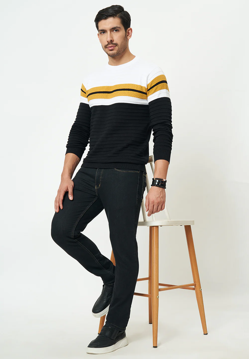 Black Cotton T-Shirt - Image 5