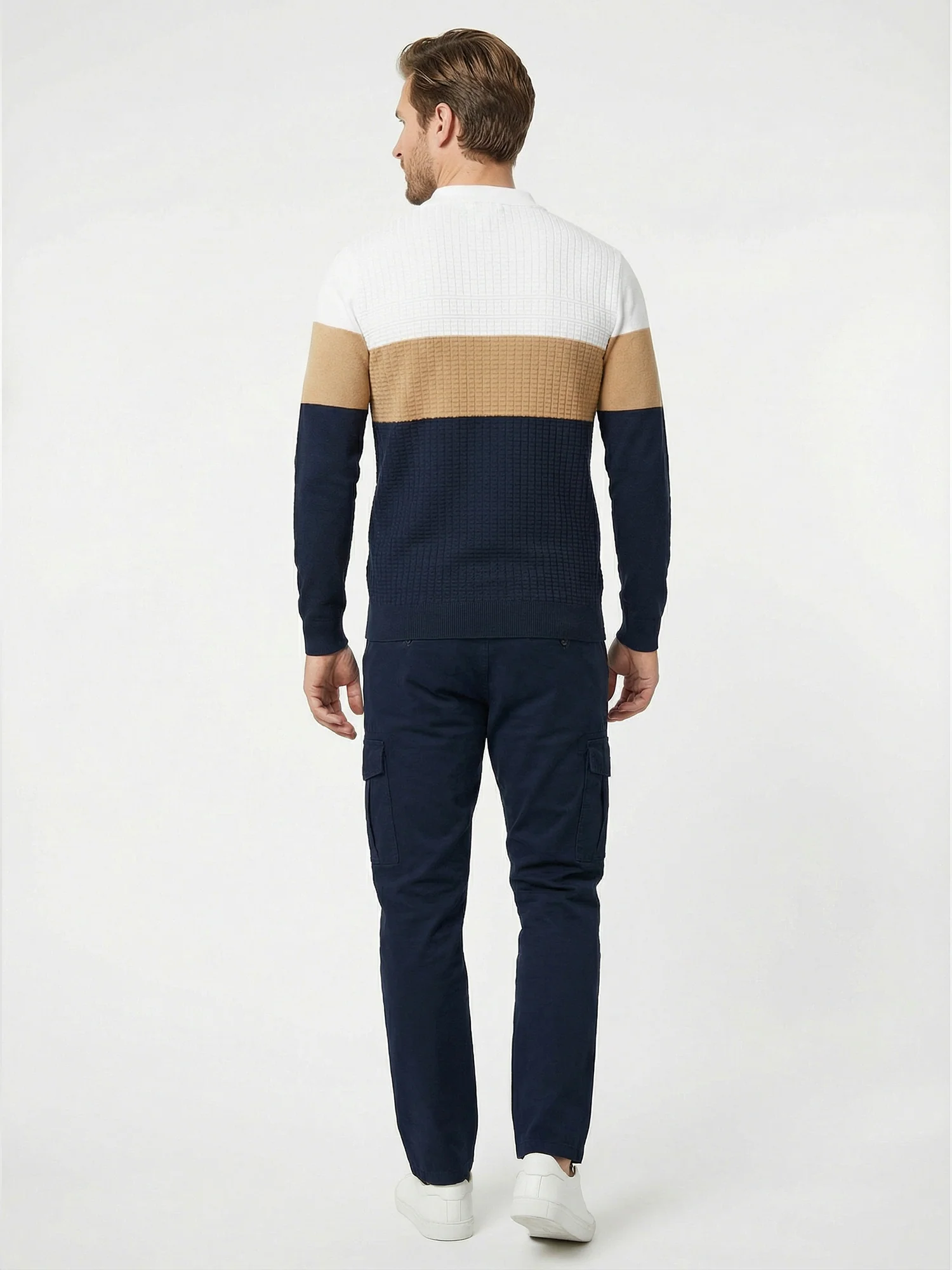 Blue Full Sleeve Winter T-Shirt - Image 3