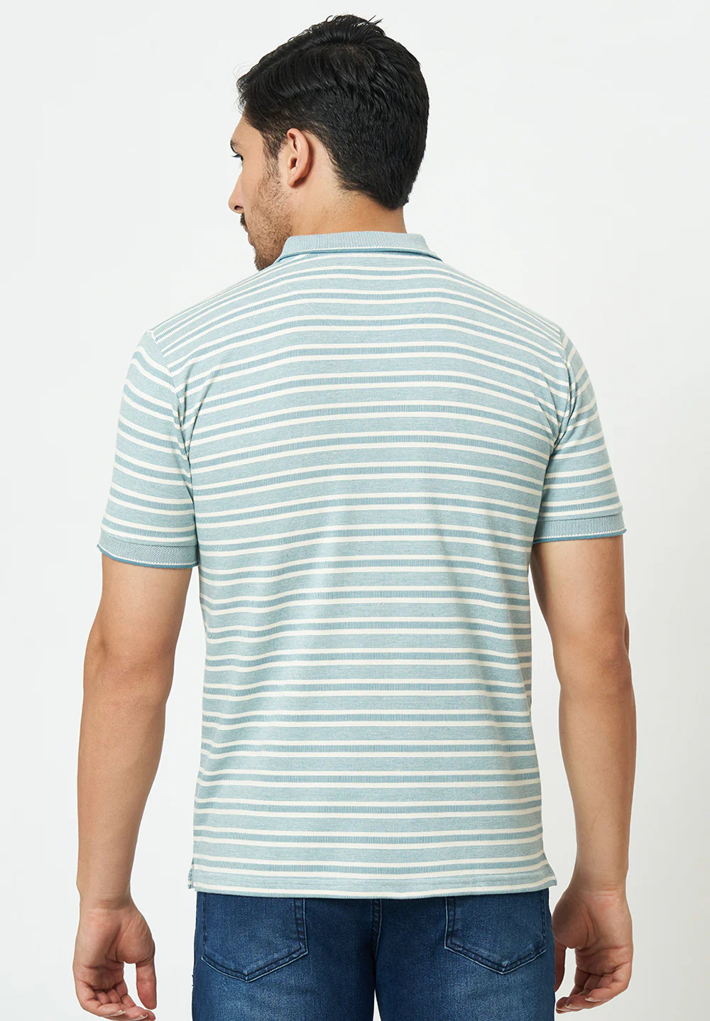 Blue Cotton T-Shirt - Image 2