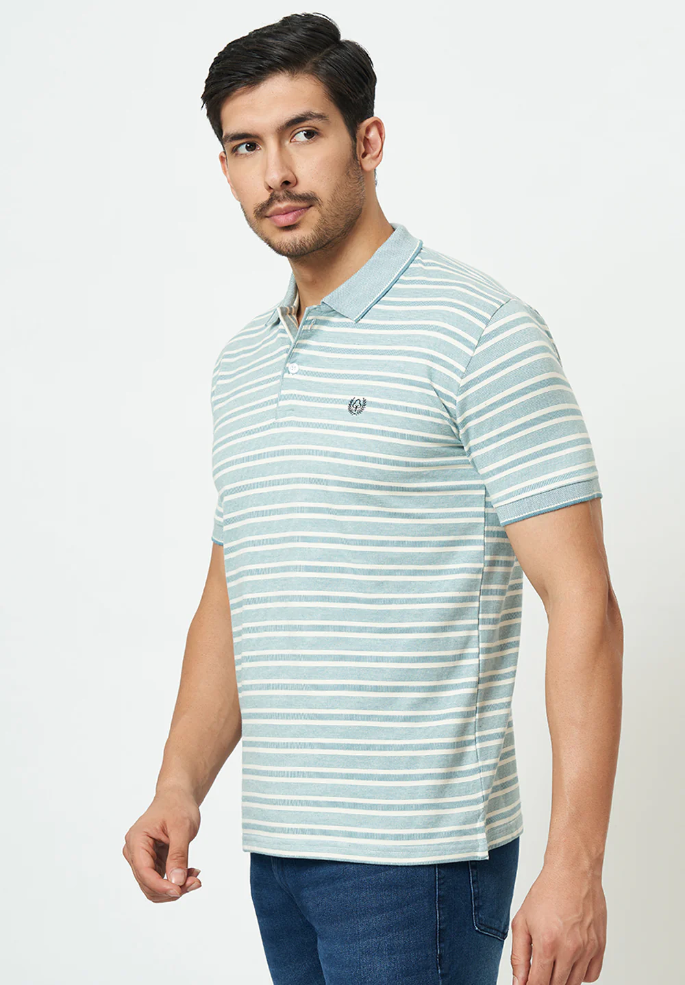 Blue Cotton T-Shirt - Image 3