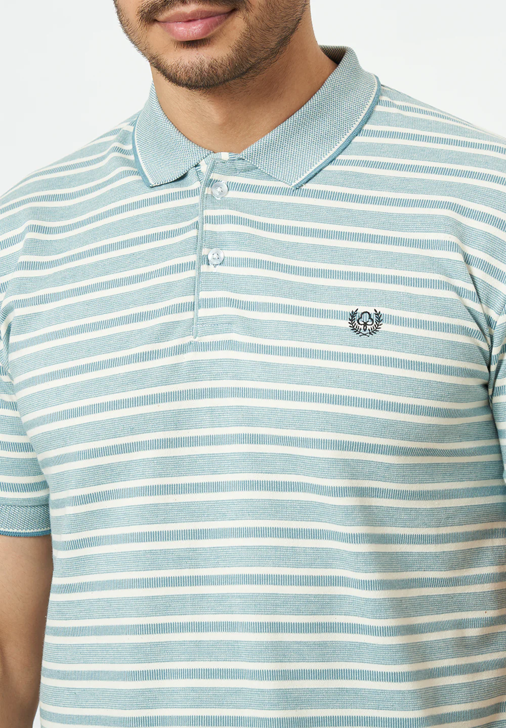 Blue Cotton T-Shirt - Image 4