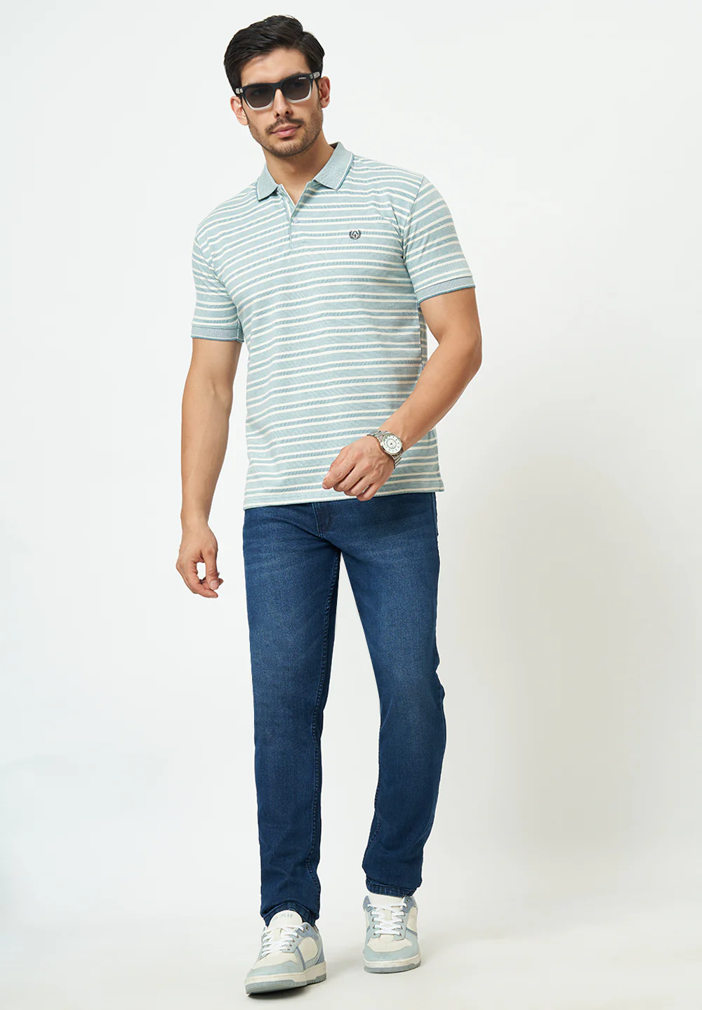 Blue Cotton T-Shirt - Image 5