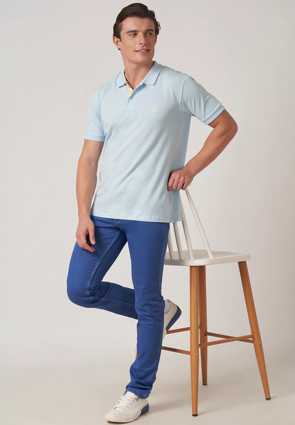 Blue Cotton T-Shirt - Image 5