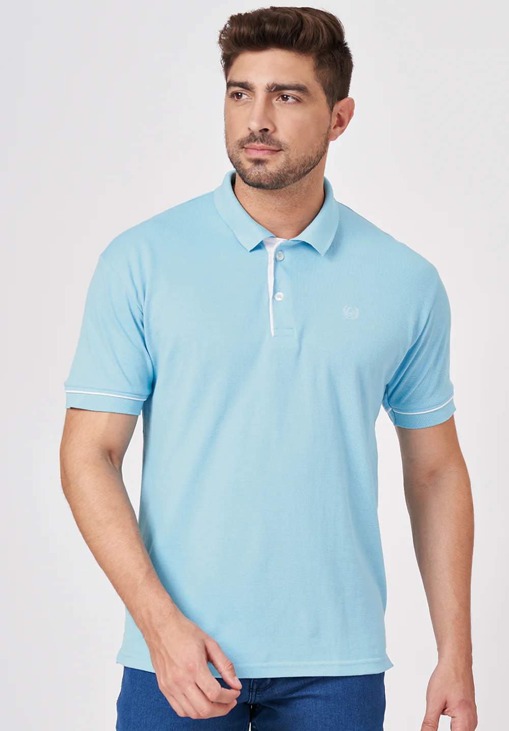 Blue Cotton T-Shirt - Image 4