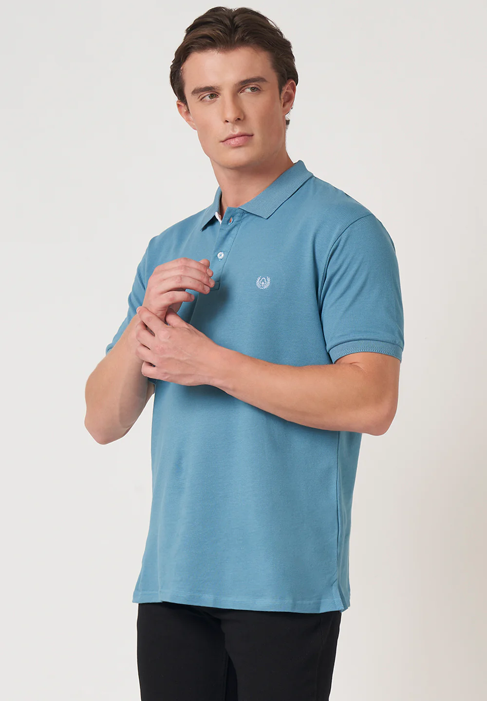 Blue Cotton T-Shirt - Image 3