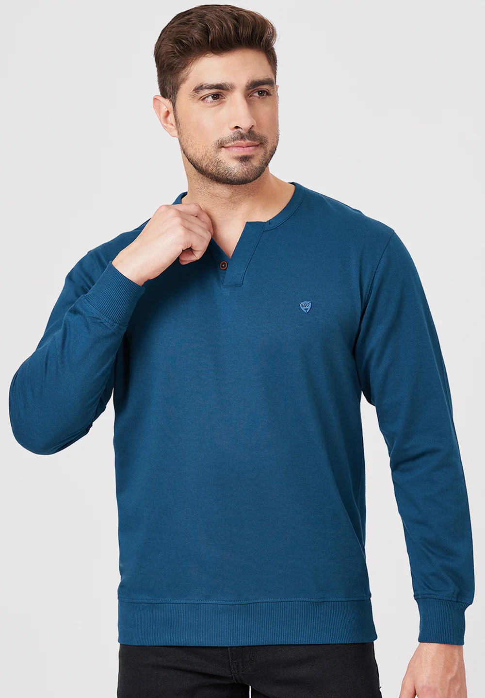 Blue Cotton T-Shirt