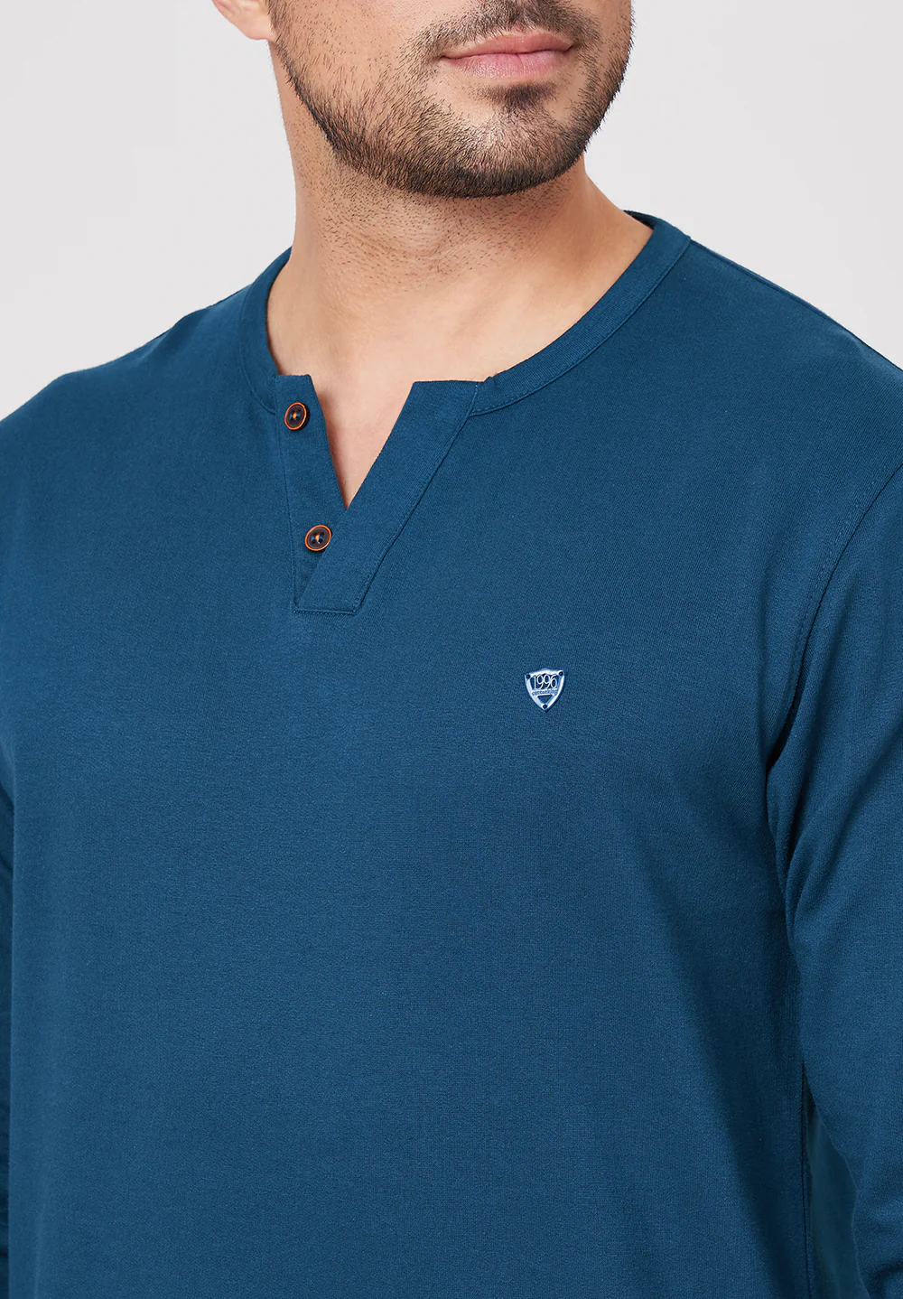 Blue Cotton T-Shirt - Image 3