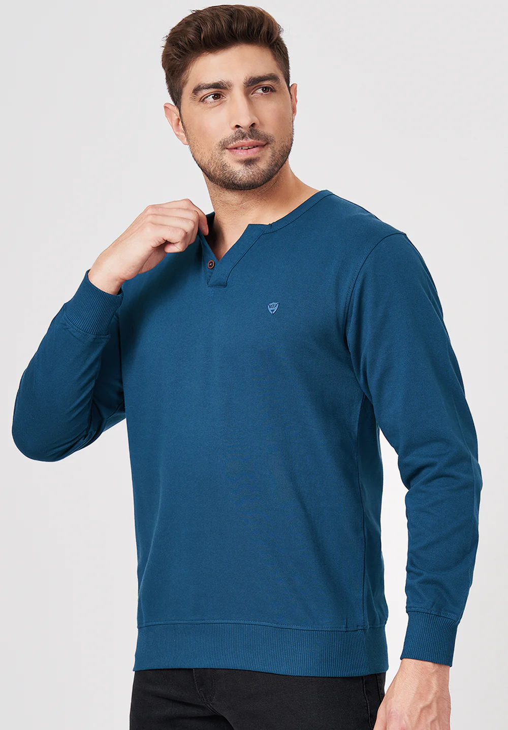 Blue Cotton T-Shirt - Image 4