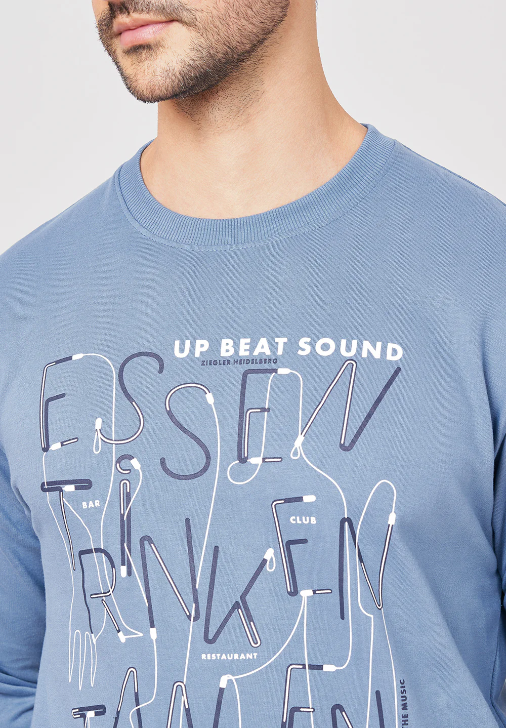 Blue Cotton T-Shirt - Image 3