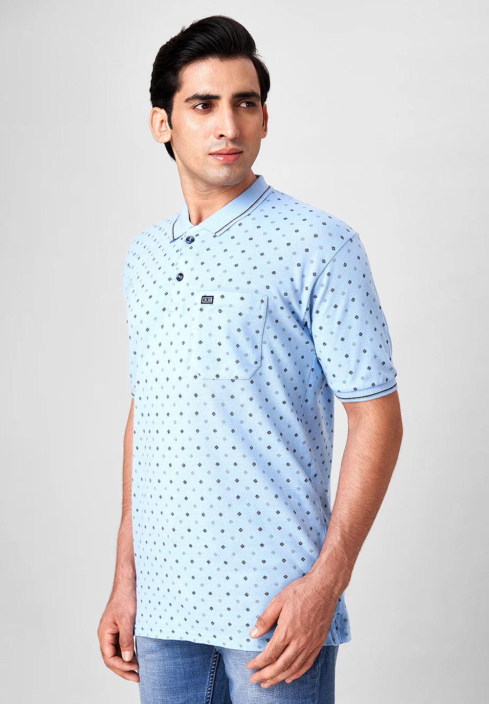 Blue Cotton T-Shirt - Image 5