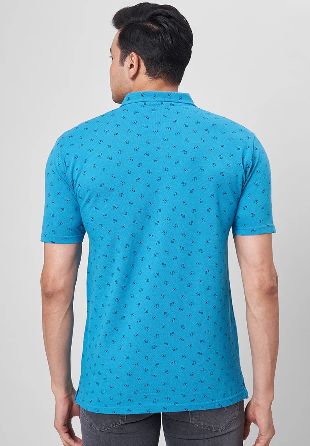 Blue Cotton T-Shirt - Image 2