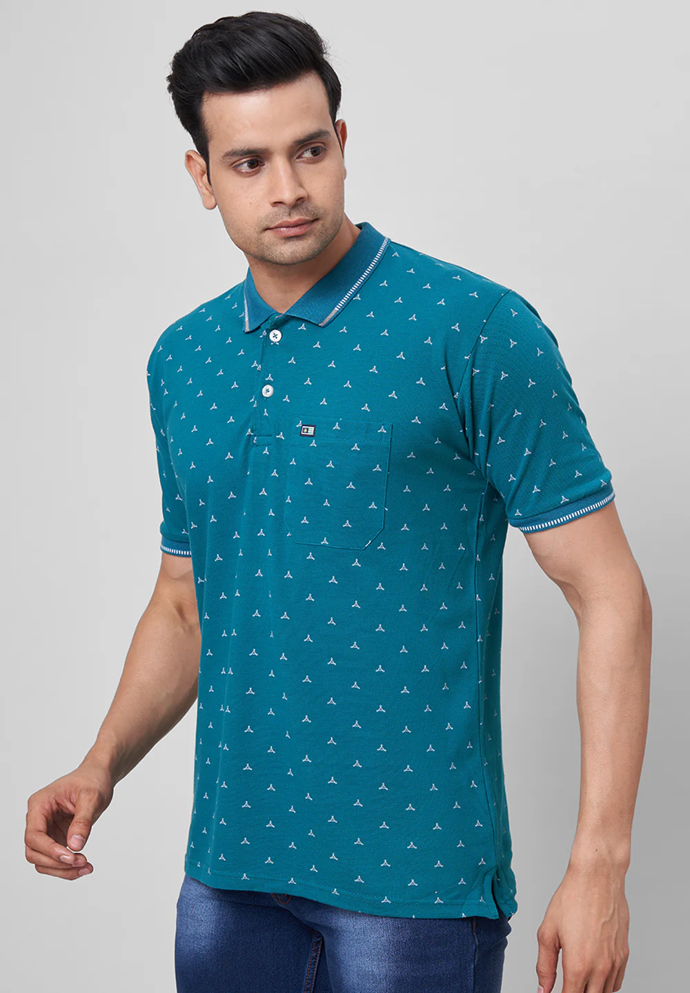 Blue Cotton T-Shirt - Image 5