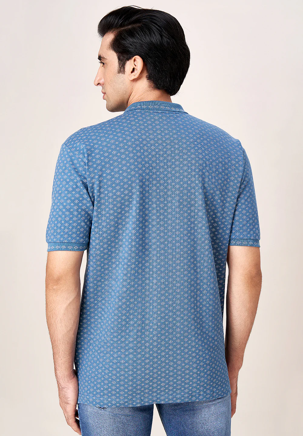 Blue Cotton T-Shirt - Image 2