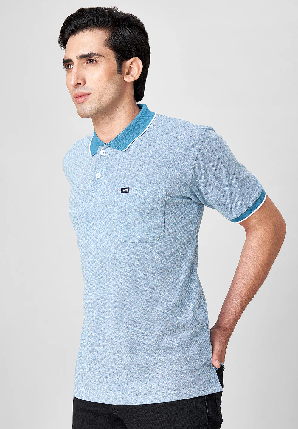 Blue Cotton T-Shirt - Image 5