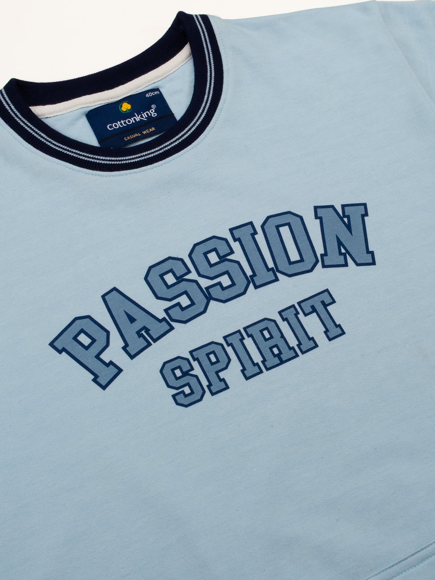 Blue RoundNeck Sweatshirt - Image 3