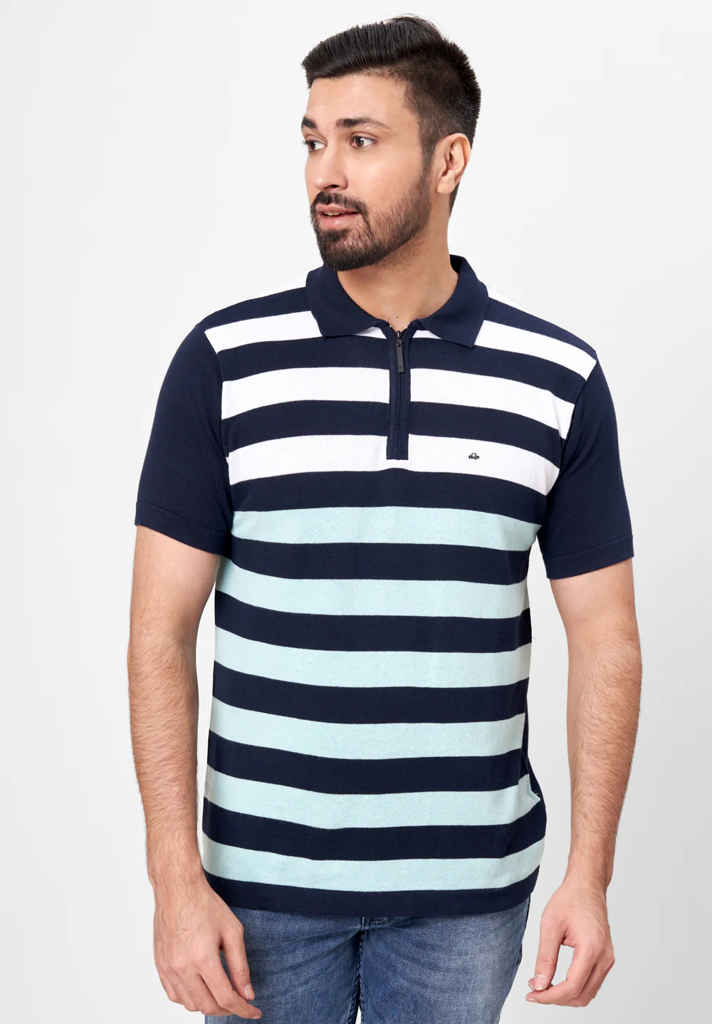 Blue Cotton T-Shirt