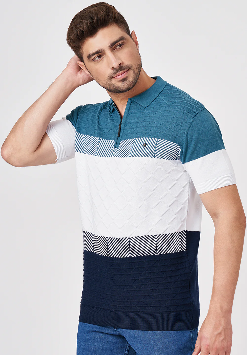 Blue Cotton T-Shirt - Image 3