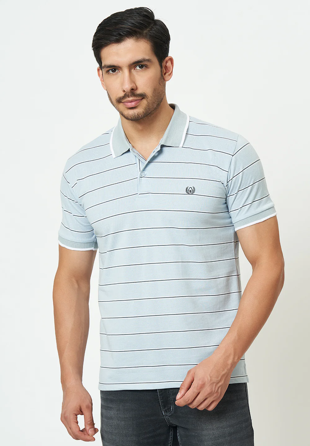 Blue Cotton T-Shirt
