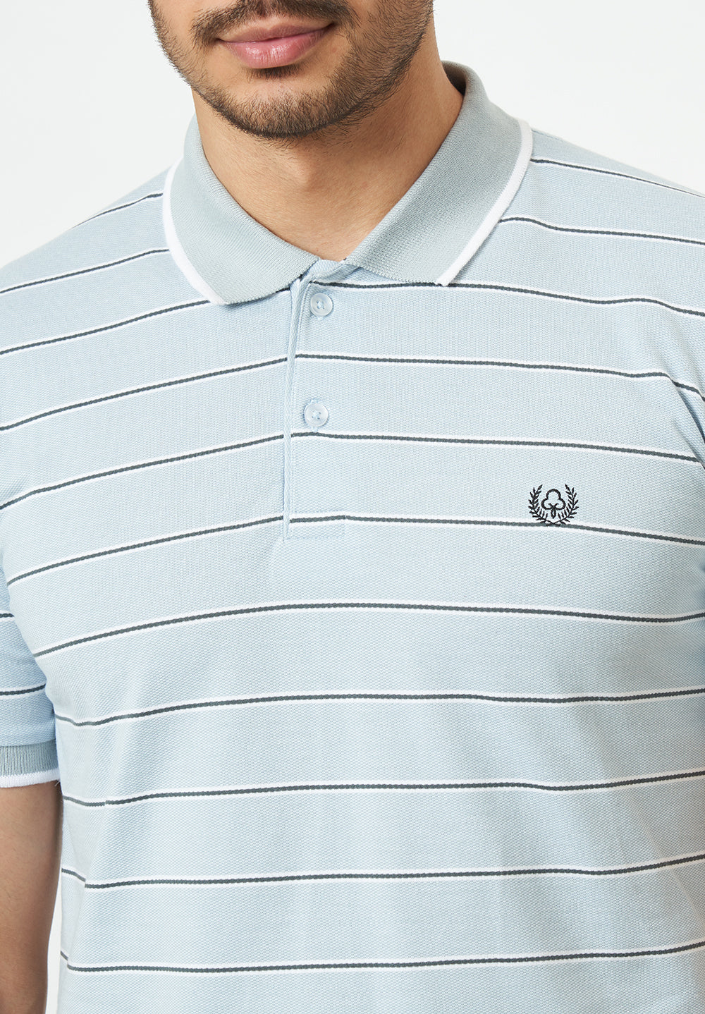 Blue Cotton T-Shirt - Image 3