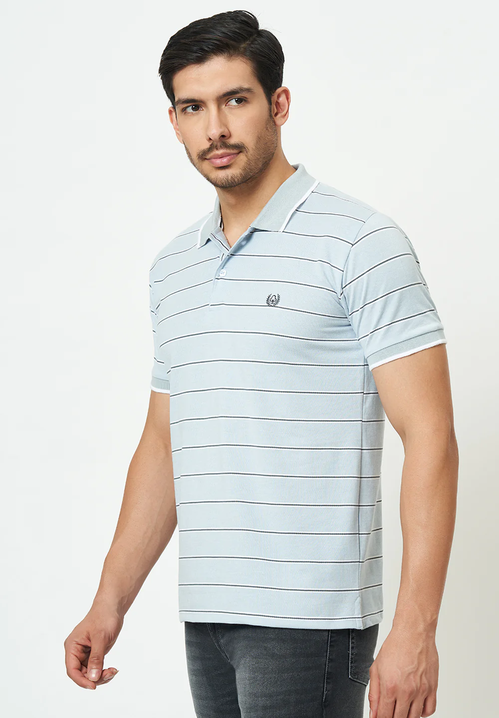 Blue Cotton T-Shirt - Image 4