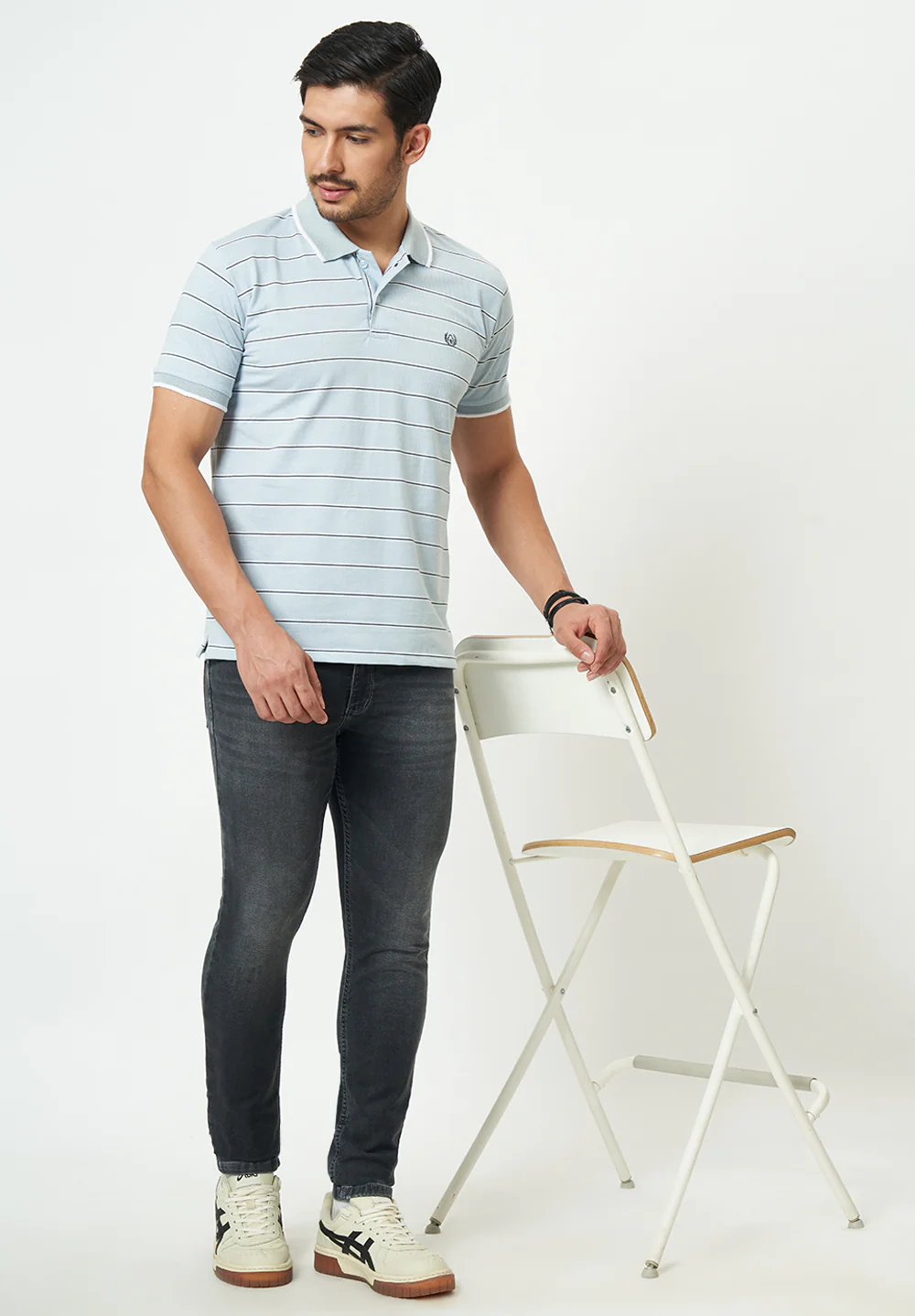 Blue Cotton T-Shirt - Image 5