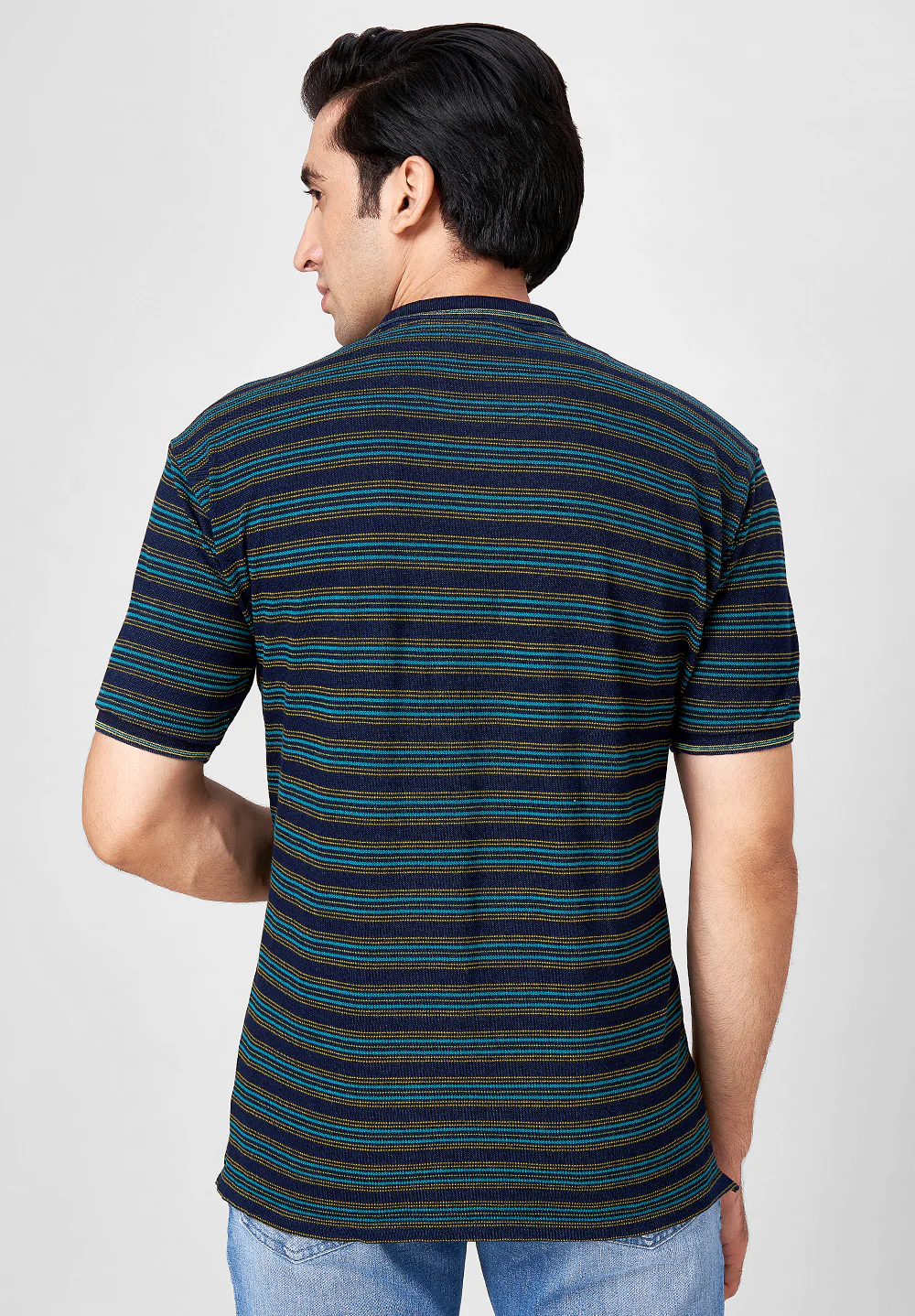 Blue Cotton T-Shirt - Image 2