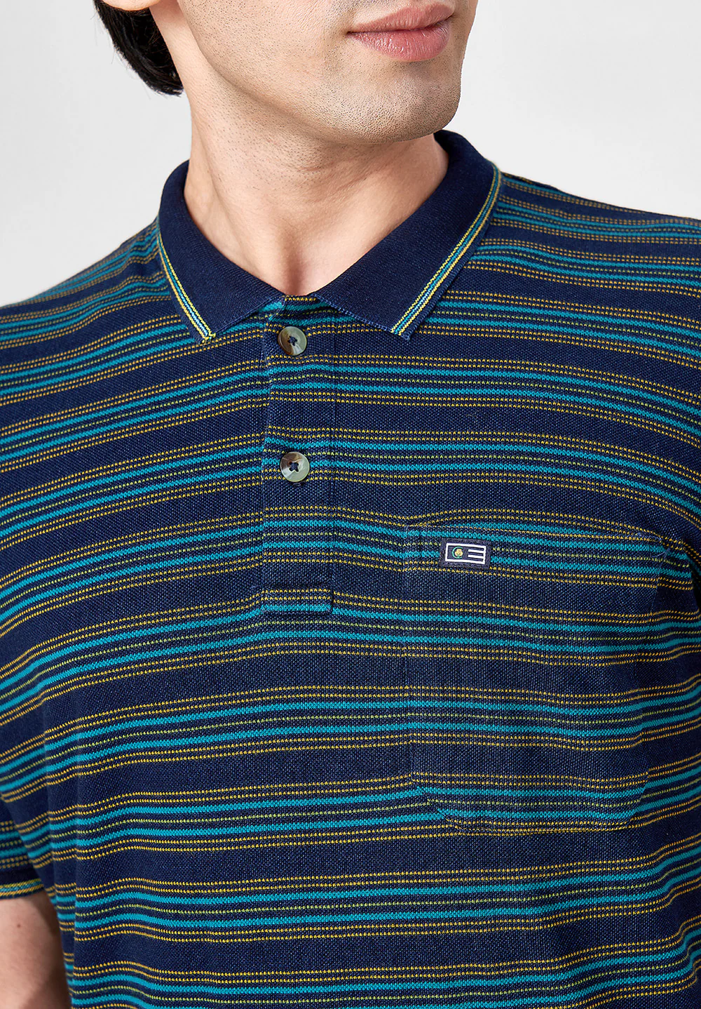 Blue Cotton T-Shirt - Image 3